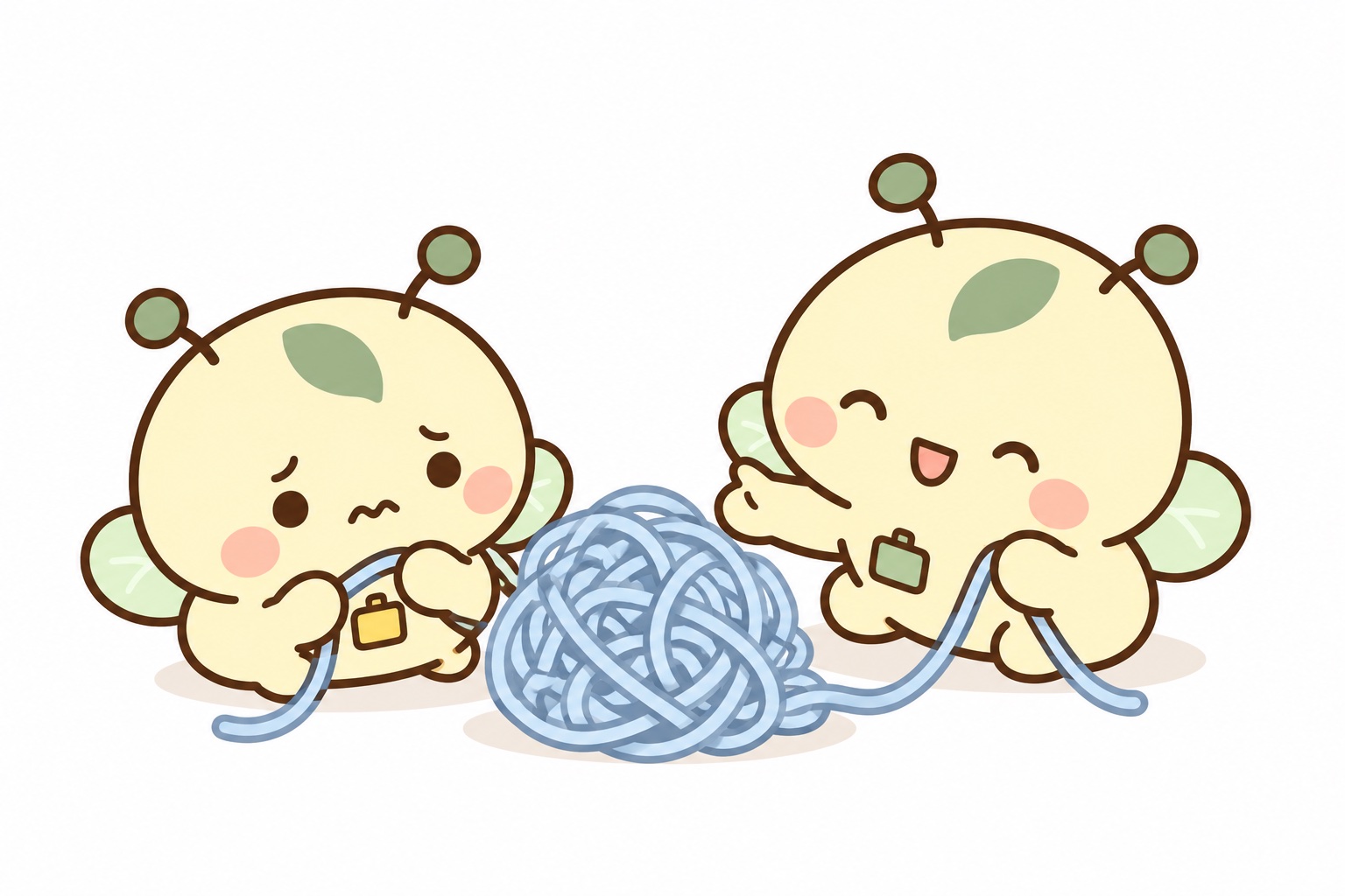 小知了入职提醒插画:不会问